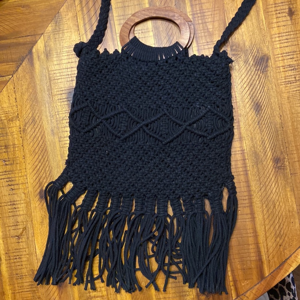 Danielle Nicole Macrame Crossbody Bag - image 5